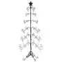 Albero di Natale Decorativo in Metallo Nero 180 cm