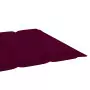 Cuscino per Lettino Prendisole Rosso Vino 200x50x3cm in Tessuto