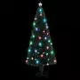 Albero di Natale Artificiale Supporto/LED 210 cm Fibra Ottica