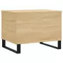 Tavolino Salotto Rovere Sonoma 60x44,5x45 cm Legno Multistrato