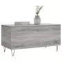 Tavolino Salotto Grigio Sonoma 90x44,5x45 cm Legno Multistrato