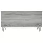 Tavolino Salotto Grigio Sonoma 90x44,5x45 cm Legno Multistrato