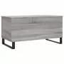 Tavolino Salotto Grigio Sonoma 90x44,5x45 cm Legno Multistrato