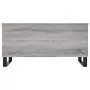 Tavolino Salotto Grigio Sonoma 90x44,5x45 cm Legno Multistrato