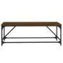 Tavolino da Salotto Rovere Marrone100x50x35cm Legno Multistrato