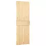 Porta Scorrevole con Set Hardware 70x210 cm Legno Massello Pino