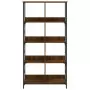 Libreria Rovere Marrone 78,5x33x153 cm in Legno Multistrato