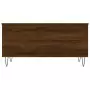 Tavolino Salotto Rovere Marrone 90x44,5x45 cm Legno Multistrato