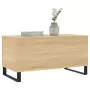 Tavolino Salotto Rovere Sonoma 90x44,5x45 cm Legno Multistrato