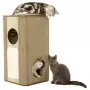 Jack and Vanilla Torre Tiragraffi per Gatti Molly 38x38x73 cm Marrone