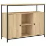 Credenza Rovere Sonoma 100x35x80 cm in Legno Multistrato