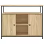 Credenza Rovere Sonoma 100x35x80 cm in Legno Multistrato