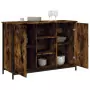 Credenza Rovere Fumo 100x35x70 cm in Legno Multistrato