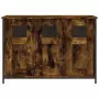 Credenza Rovere Fumo 100x35x70 cm in Legno Multistrato