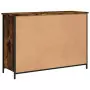 Credenza Rovere Fumo 100x35x70 cm in Legno Multistrato