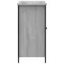 Credenza Grigio Sonoma 100x35x70 cm in Legno Multistrato