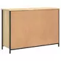 Credenza Rovere Sonoma 100x35x70 cm in Legno Multistrato