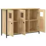 Credenza Rovere Sonoma 100x35x70 cm in Legno Multistrato