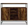 Credenza Rovere Fumo 100x35x80 cm in Legno Multistrato