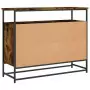 Credenza Rovere Fumo 100x35x80 cm in Legno Multistrato