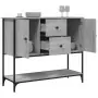 Credenza Grigio Sonoma 100x36x85 cm in Legno Multistrato