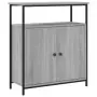 Credenza Grigio Sonoma 70x30x80 cm in Legno Multistrato