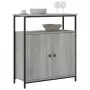 Credenza Grigio Sonoma 70x30x80 cm in Legno Multistrato