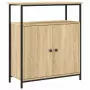 Credenza Rovere Sonoma 70x30x80 cm in Legno Multistrato