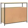 Credenza Rovere Sonoma 100x35x80 cm in Legno Multistrato