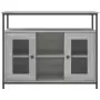 Credenza Grigio Sonoma 100x35x80 cm in Legno Multistrato