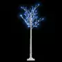 Albero Natale 140 LED 1,5m Salice Blu Interno Esterno