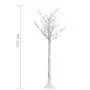 Albero Natale 140 LED 1,5m Salice Blu Interno Esterno