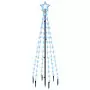 Albero di Natale con Puntale Blu 108 LED 180 cm