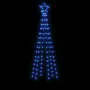 Albero di Natale con Puntale Blu 108 LED 180 cm