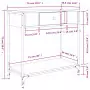 Tavolino Consolle Grigio Sonoma 75x34,5x75cm Legno Multistrato