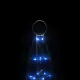 Illuminazione Albero di Natale su Pennone 200LED Blu 180cm