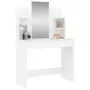 Toeletta con Specchio Bianco 96x39x142 cm