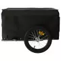 Rimorchio da Bici da Carico Nero 45 kg in Ferro