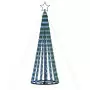 Illuminazione Albero di Natale a Cono 275LED Blu 180cm