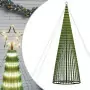 Illuminazione Albero Natale a Cono 1544LED Bianco Caldo 500cm