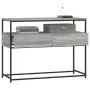 Tavolino Consolle Grigio Sonoma 100x40x75cm Legno Multistrato