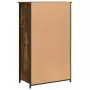 Credenza Rovere Fumo 62x32x103,5 cm in Legno Multistrato