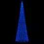 Illuminazione Albero di Natale su Pennone 1534LED Blu 500cm