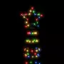 Illuminazione Albero di Natale Picchetti 570LED Colorato 300cm