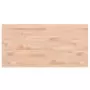 Piano Tavolo 80x40x1,5cm Rettangolare Legno Massello Faggio