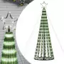 Illuminazione Albero Natale a Cono 275LED Bianco Freddo 180cm