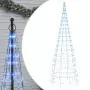 Illuminazione Albero di Natale su Pennone 550LED Blu 300cm