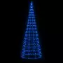 Illuminazione Albero di Natale su Pennone 550LED Blu 300cm