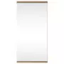 Armadietto Angolare con Specchio da Bagno Rovere 30x24x60 cm