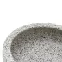 Lavabo da Appoggio Grigio Rotondo Φ41x14 cm Ceramica